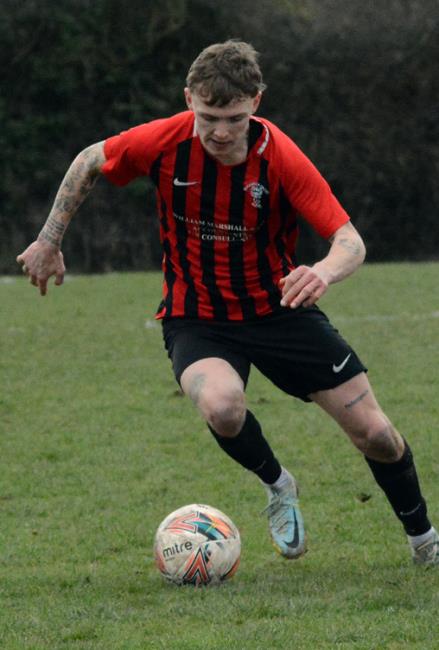 Will Haworth scored with a bullet header Will Haworth scored with a bullet header